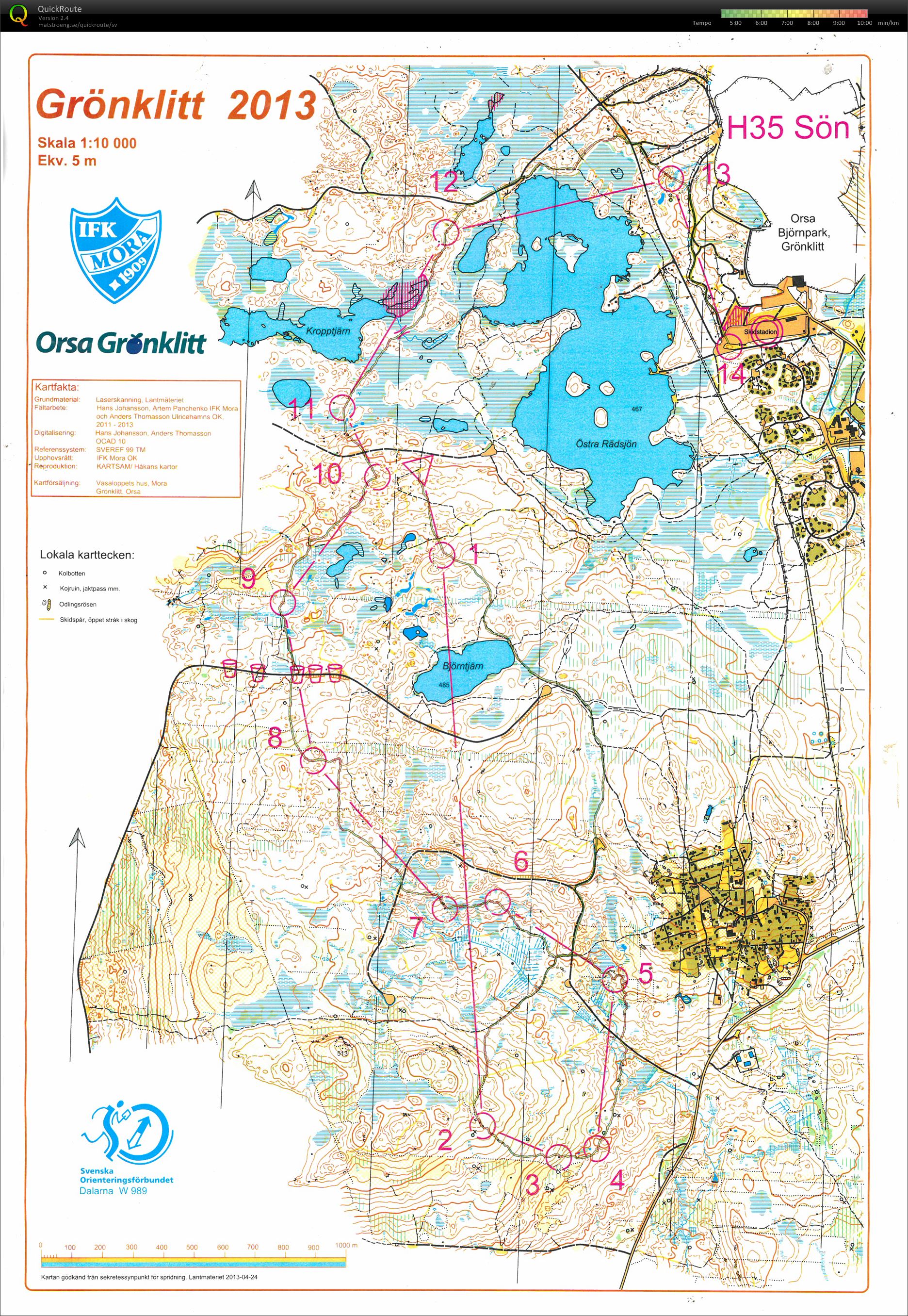 Tigerlången omlöpning (2013-06-21)