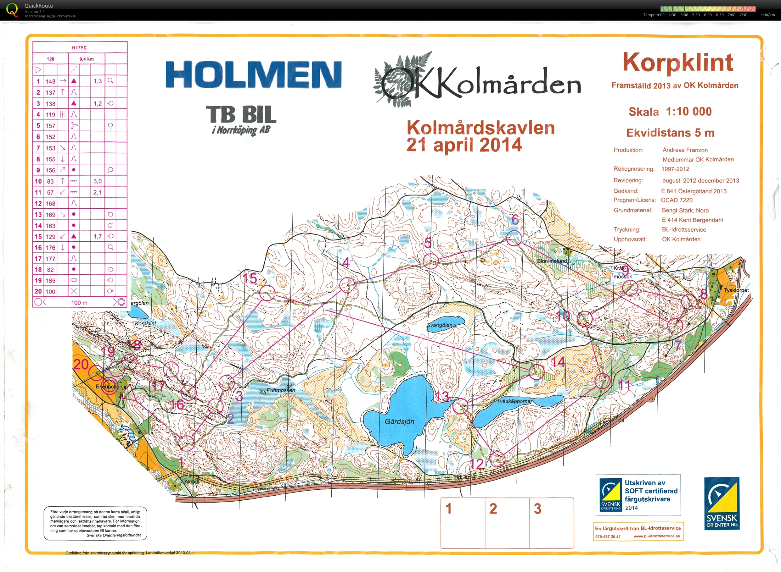 Kolmårdskavlen (2014-04-20)