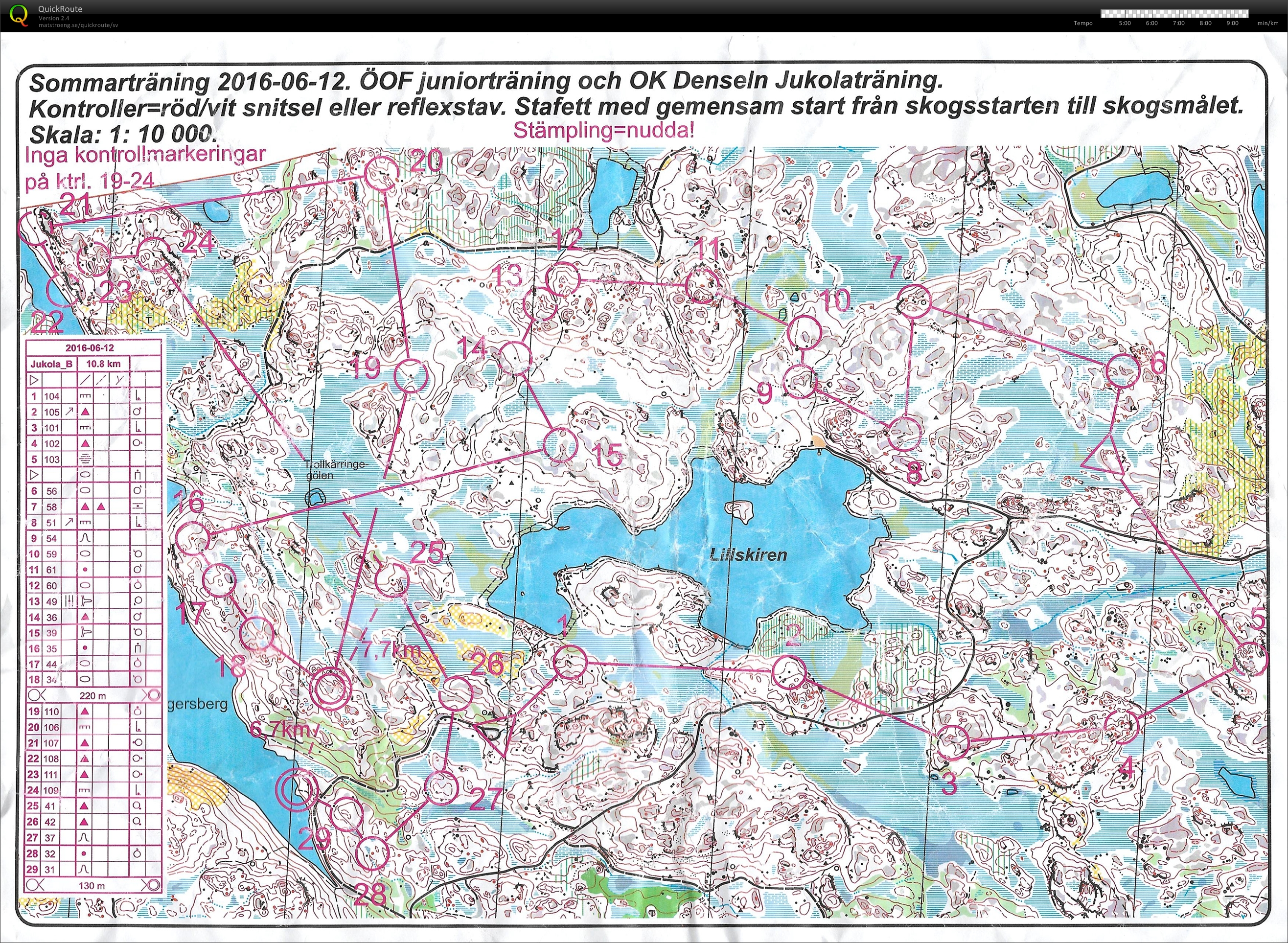 OL-träning Finspång (11.06.2016)