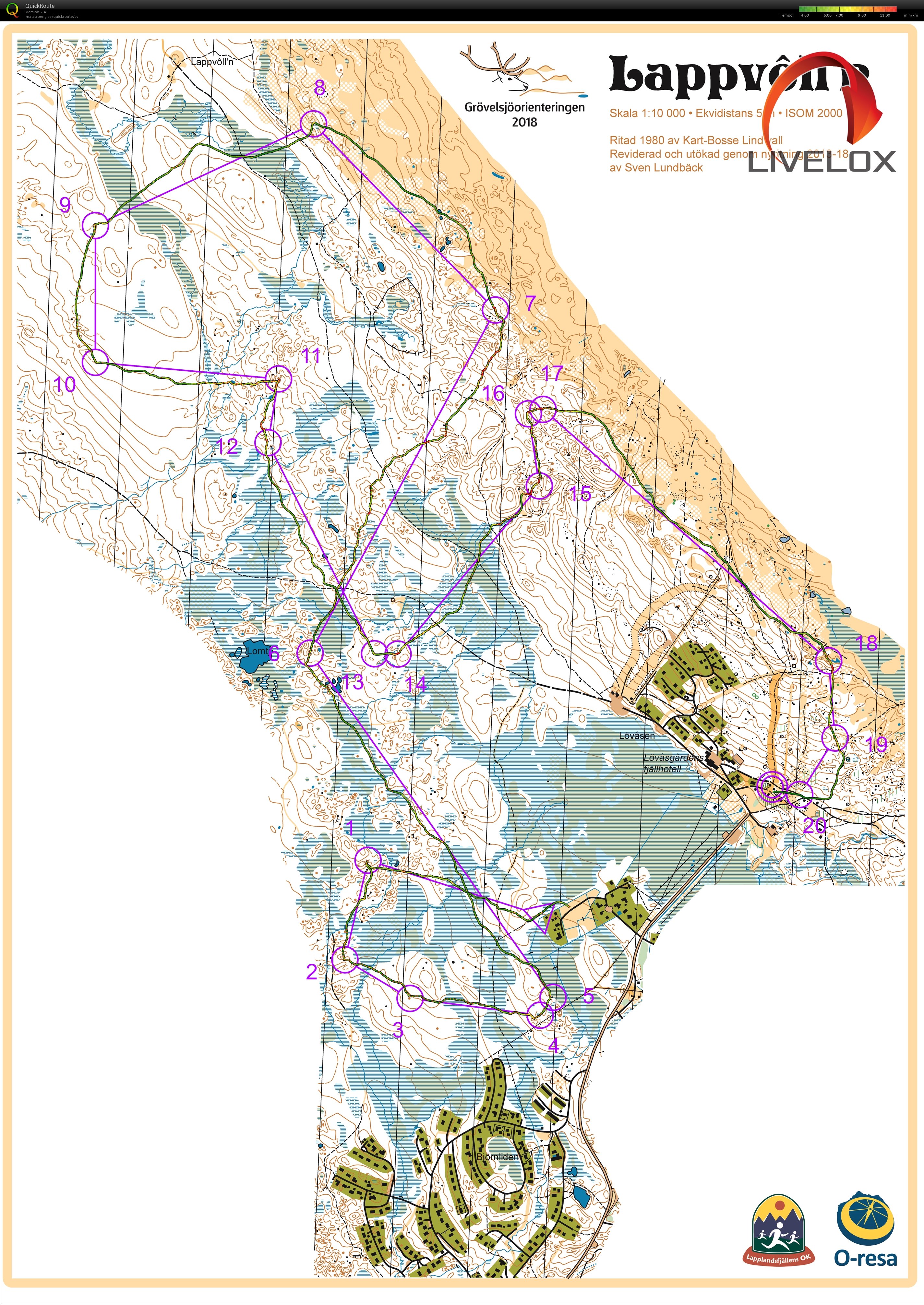 Grövelsjöorienteringen - E2 (03.08.2018)