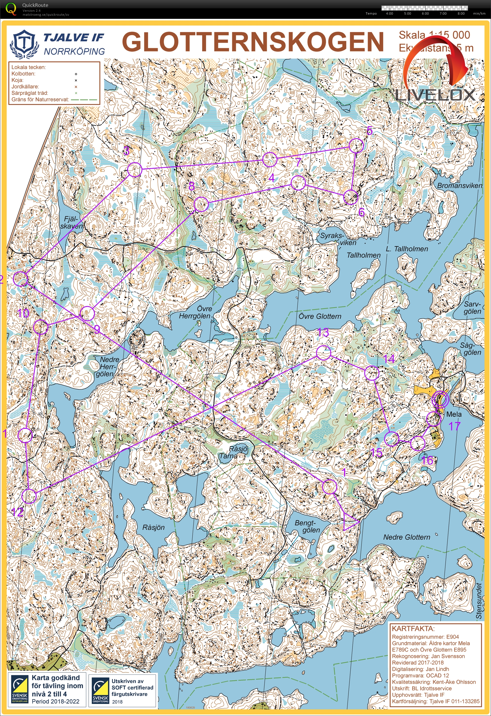 Kolmårdsträffen, lång (18/08/2018)